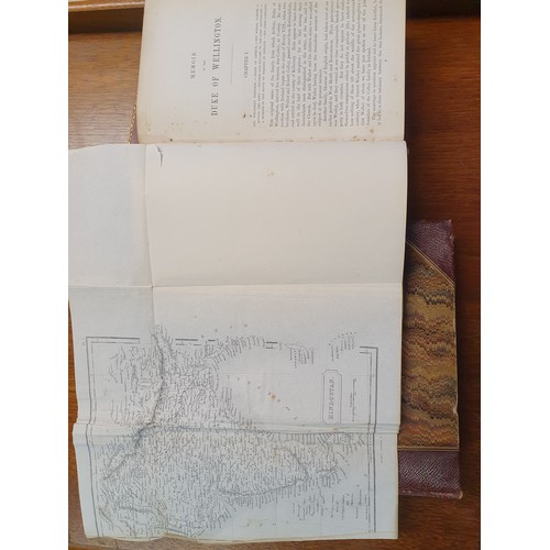 277 - A Collection of three books to Include the Battle of Waterloo with maps and illustrations with Etchi... 