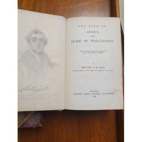 277 - A Collection of three books to Include the Battle of Waterloo with maps and illustrations with Etchi... 