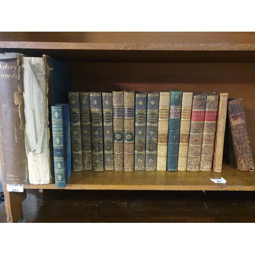 263 - A Collection of Vintage books to include Dukery Records by R White Worksop, 10 vols of Rollins Ancie... 