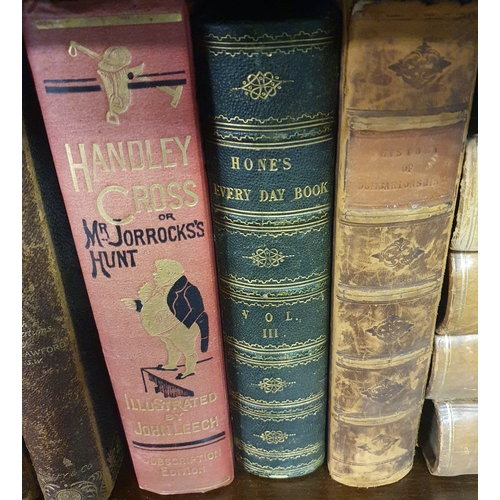 265 - A Collection of Vintage books to include 4 vols Dictionary of Eminent Scotsmen, Handley Cross and Ir... 