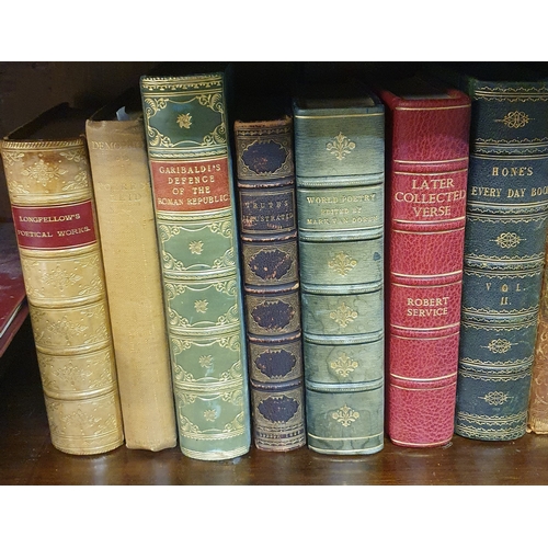 266 - A Collection of Vintage books to include Moores Travels, Shakespeare Scenes and Characters with pict... 