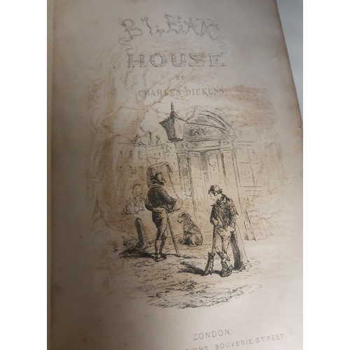 267 - A Collection of Vintage books to include, a first edition copy of 'Bleak House' by Charles Dickens ,... 