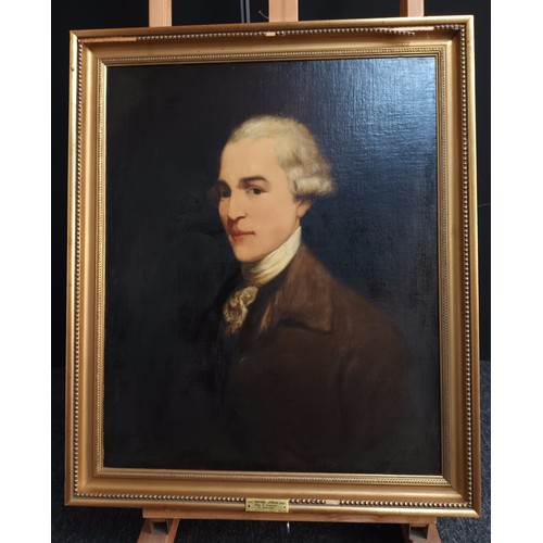 155 - Oil on canvas depicting Thomas Junor (1762-1827) 
Original By Reynolds  [80x66cm]