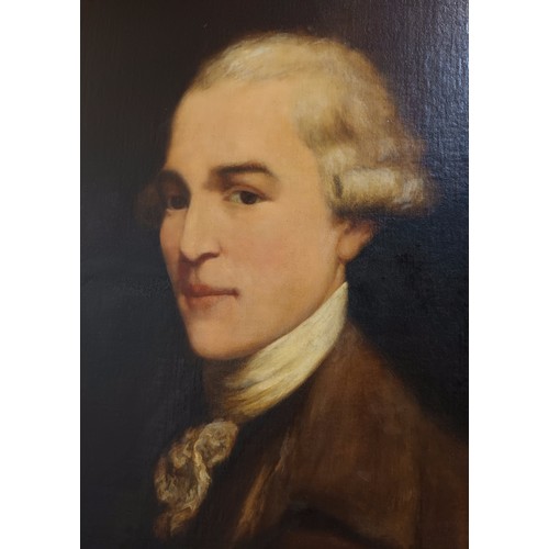 155 - Oil on canvas depicting Thomas Junor (1762-1827) 
Original By Reynolds  [80x66cm]