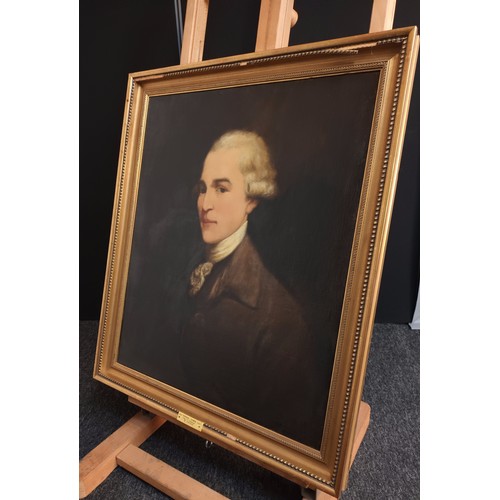 155 - Oil on canvas depicting Thomas Junor (1762-1827) 
Original By Reynolds  [80x66cm]