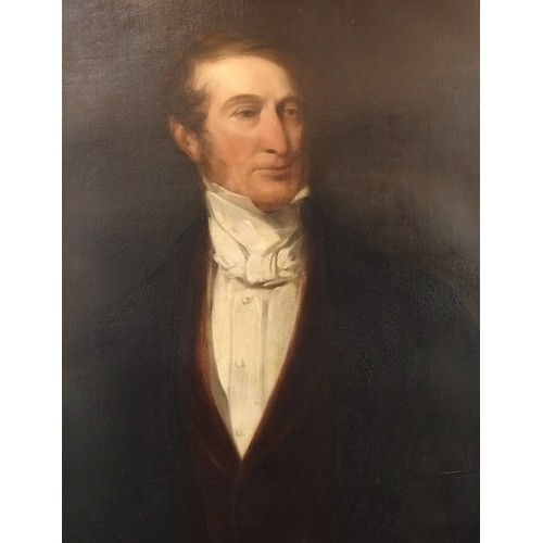 158 - 19th Century oil on canvas of James Dundas of Dundas 
(1793-1891)   [95x72cm]