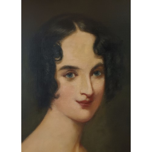 168 - 19th Century portrait of Joanna Junor (1812-1833)[80x65cm]