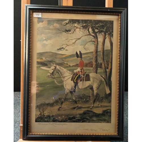 173 - Framed Etching by GAF, then hand-tinted by the artist in 1929. One of 25 copies, Signed George Fothe... 