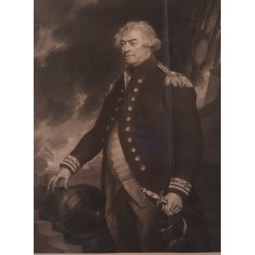 174 - 19th Century engraving 'Lord Viscount Duncan' engraved by R.Eartom  [67x51cm]