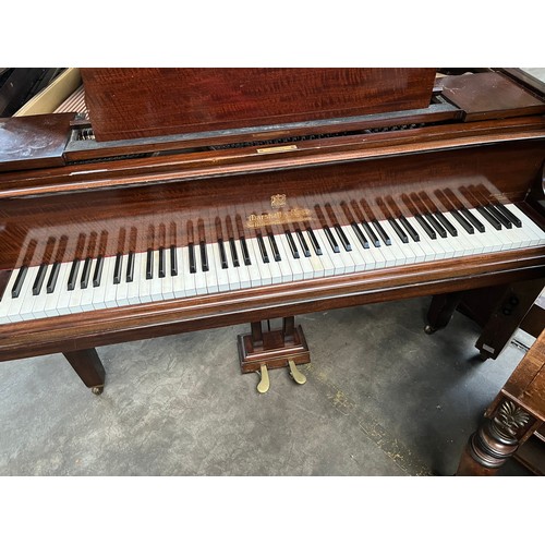 327 - Marshall & Rose Sir Herbert Marshall & Sons baby grand piano. [96x139x1133cm- lid down]