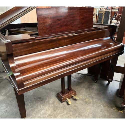 327 - Marshall & Rose Sir Herbert Marshall & Sons baby grand piano. [96x139x1133cm- lid down]