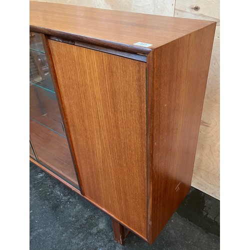 313 - Mid-century 1970's Danish Influence Teak bookcase/ display cabinet. [94x153x33cm]