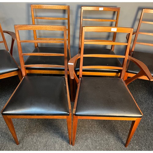 336 - Mid-century dining chairs [McIntosh of Kirkcaldy] Three carver chairs and three chairs [Chair No. 90... 