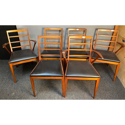 336 - Mid-century dining chairs [McIntosh of Kirkcaldy] Three carver chairs and three chairs [Chair No. 90... 