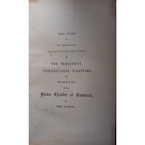 273 - Two books to include Linen Trade Ancient & Modern Alex J. Warden, London 1867. with repair note from... 