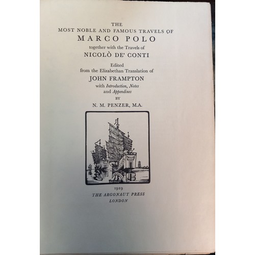 276 - The Most Noble And Famous Travels of Marco Polo. Translated by John Frampton