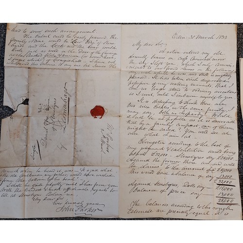 254 - A Collection of Documents to include handwritten manuscripts and family history documents from the B... 