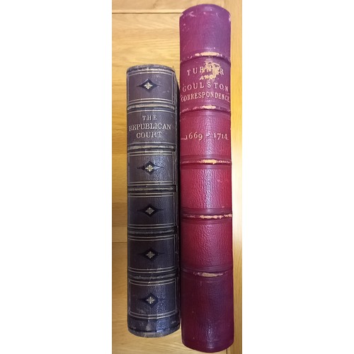 279 - Two leather-bound books to include The Manuscript entitled Turner and Goulston Correspondence [lette... 