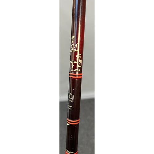 219 - House of Hardy. Hard Bros. No.9 Graphite Salmon Fly De Luxe 13'9' [420cm] Three piece fly rod and ba... 