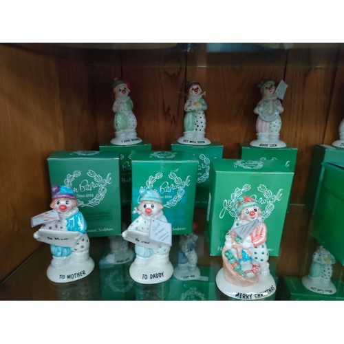 110 - Large Collection of Beswick Clown figures with boxes