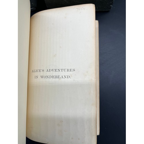 269 - Carroll, Lewis 
1st Edition 'Alice's Adventures in Wonderland.' with Forty- Two Illustrations by Joh... 