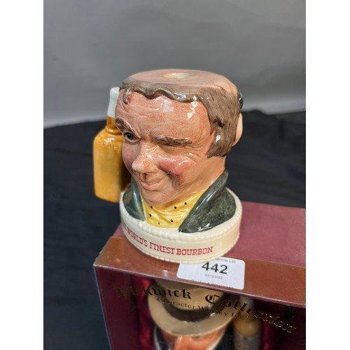 442 - A Lot of 9 various Royal Doulton character jugs, Includes The Poacher, The Sleuth x2 [One ltd editio... 