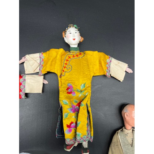 416 - A Lot of early 1900's Chinese opera dolls. [Some as found- see images]