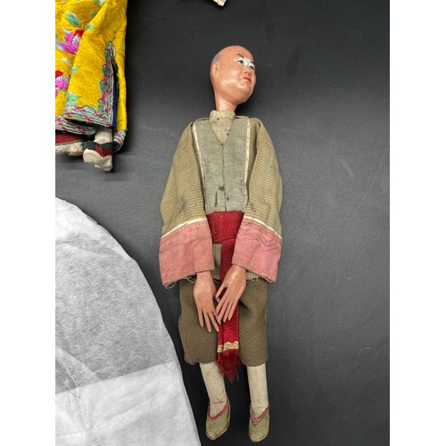 416 - A Lot of early 1900's Chinese opera dolls. [Some as found- see images]