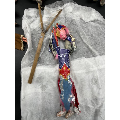 416 - A Lot of early 1900's Chinese opera dolls. [Some as found- see images]