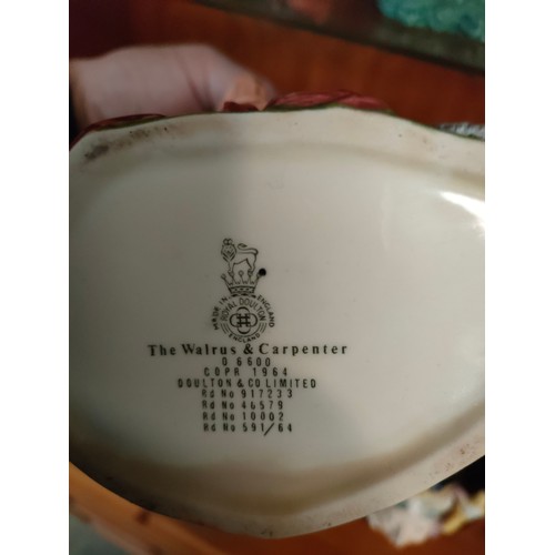 134 - Collection of 4 Large Royal Doulton Toby jugs to include Arry, Schubert, John Peel and The walrus an... 