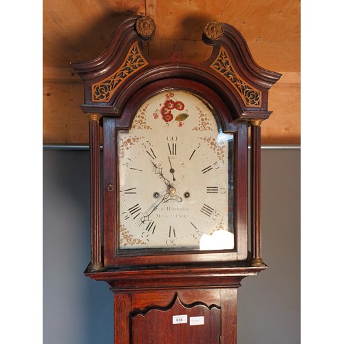 198 - 19th century long cased grandfather clock [Henderson, Mussleburgh]