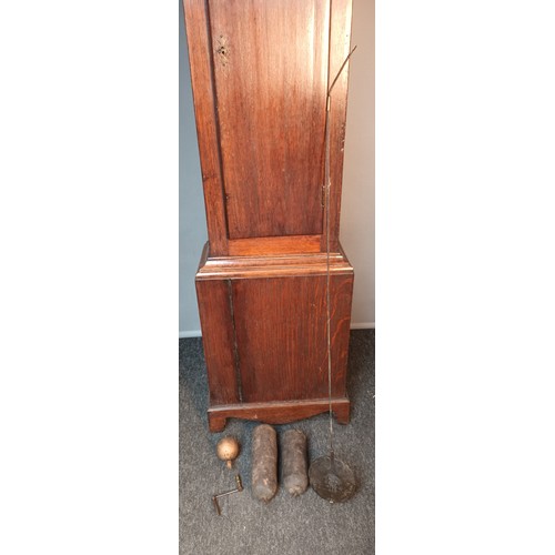 198 - 19th century long cased grandfather clock [Henderson, Mussleburgh]