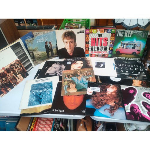 237 - Lot of records to include John Lennon , t rex , George michael etc