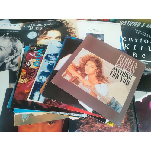 237 - Lot of records to include John Lennon , t rex , George michael etc