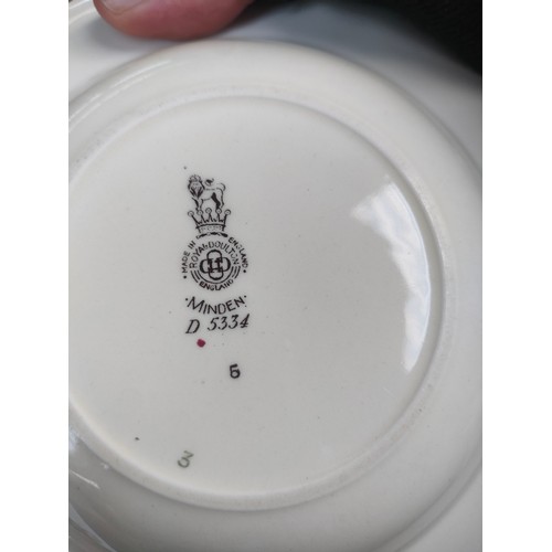 229 - Royal doulton Minden dinner service