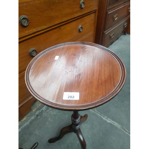 282 - 2 Antique style wine tables