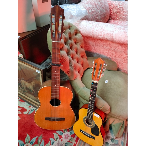 188B - Musima acoustic guitar together with child's guitar