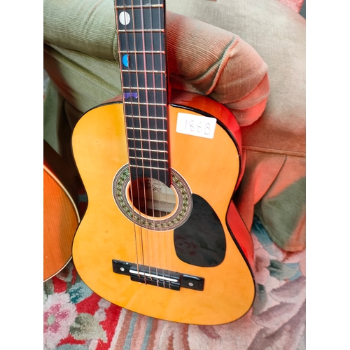 188B - Musima acoustic guitar together with child's guitar