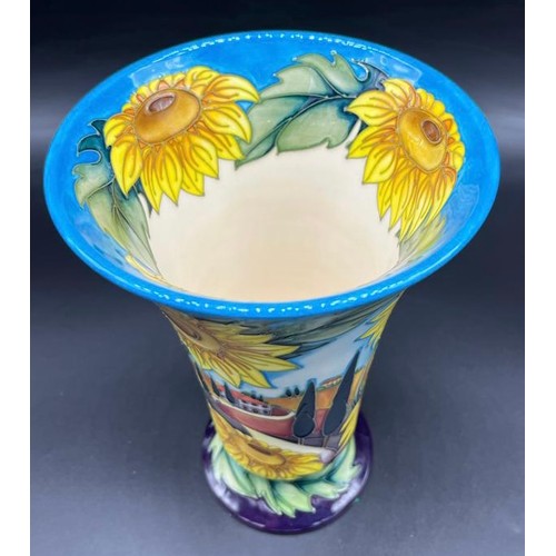 551 - A Limited edition Moorcroft vase. 'White Road to Tuscany' by Sian Leeper [198/300] Dated 2006. [22.5... 