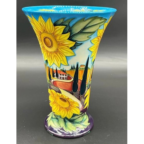 551 - A Limited edition Moorcroft vase. 'White Road to Tuscany' by Sian Leeper [198/300] Dated 2006. [22.5... 