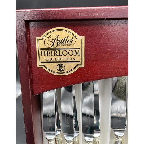 565 - Butler of Sheffield Heirloom collection canteen of cutlery.