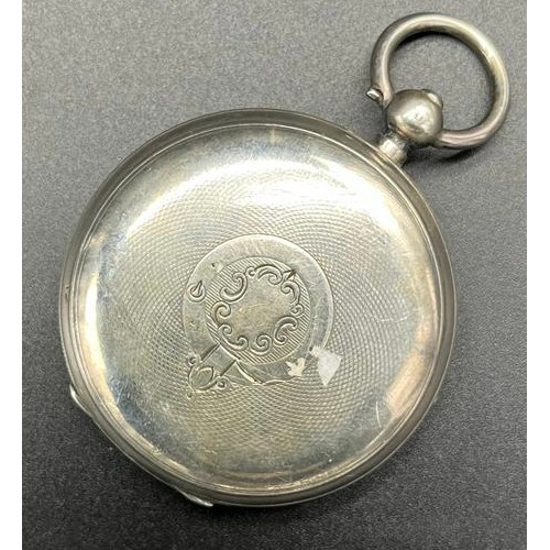 501 - Antique London silver cased pocket watch, W. Lister & Sons [47668] Newcastle on Tyne makers. [5cm in... 