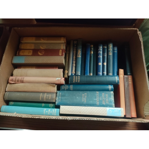 455 - 2 boxes of books with various titles poems of Rupert Brooke etc