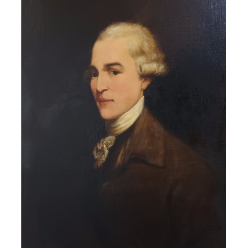 659 - Oil on canvas depicting Thomas Junor (1762-1827) 
Original By Reynolds  [80x66cm]