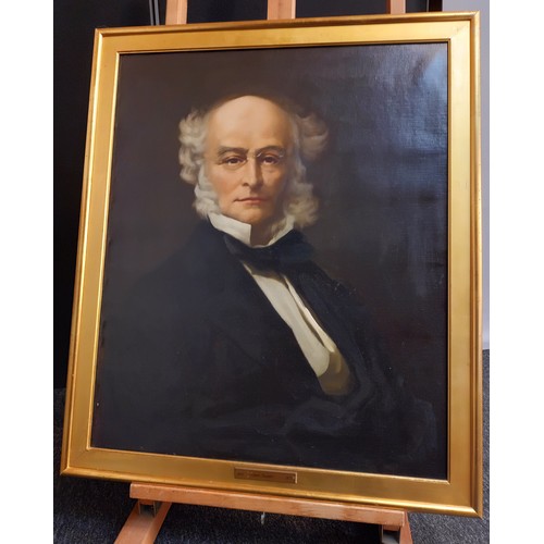 665 - 19th Century oil on canvas  of Robert Russell (1806-1875)
[86x73cm]