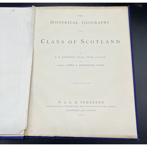 703 - A Lot of three Scottish Clan Stewart books: The Historical Geography of the Clans of Scotland by T.B... 