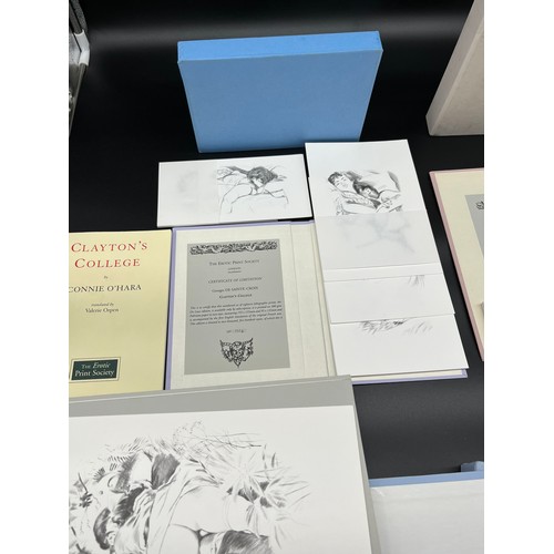 630 - Collection of The Erotic Print society Prints and binders. Limited editions.