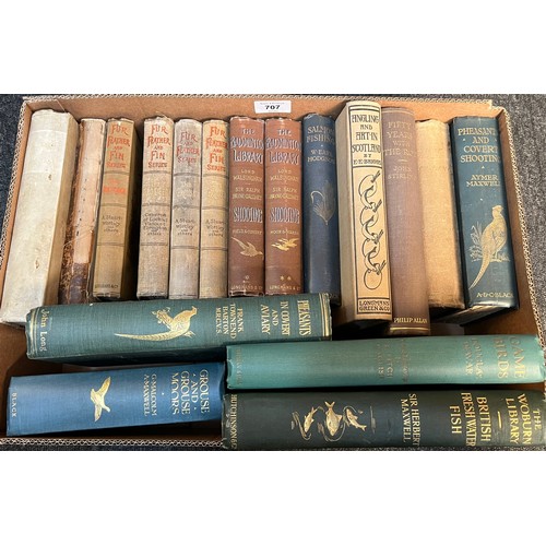 707 - A Quantity of Sporting, Fishing and Hunting books; A Lot of Fur and Feather/ Fin series books, The B... 