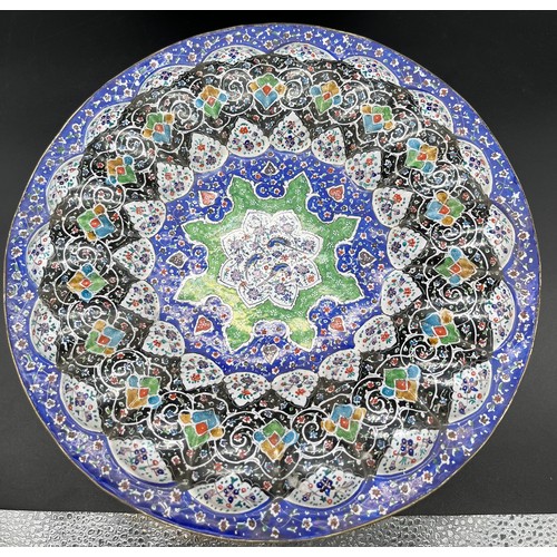 544 - Chinese Qianlong Canton enamel bowl and dish. [Dish- 29cm in diameter] [Bowl- 22cm in diameter]