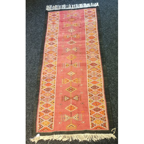 734 - Hand made Persian runner [220x58cm]